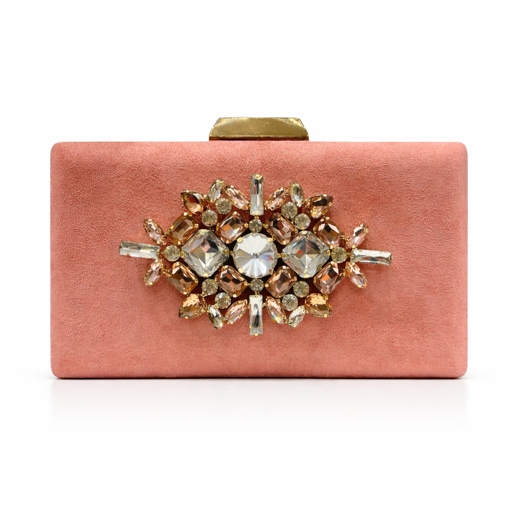 AURA Bolso de fiesta joya nude