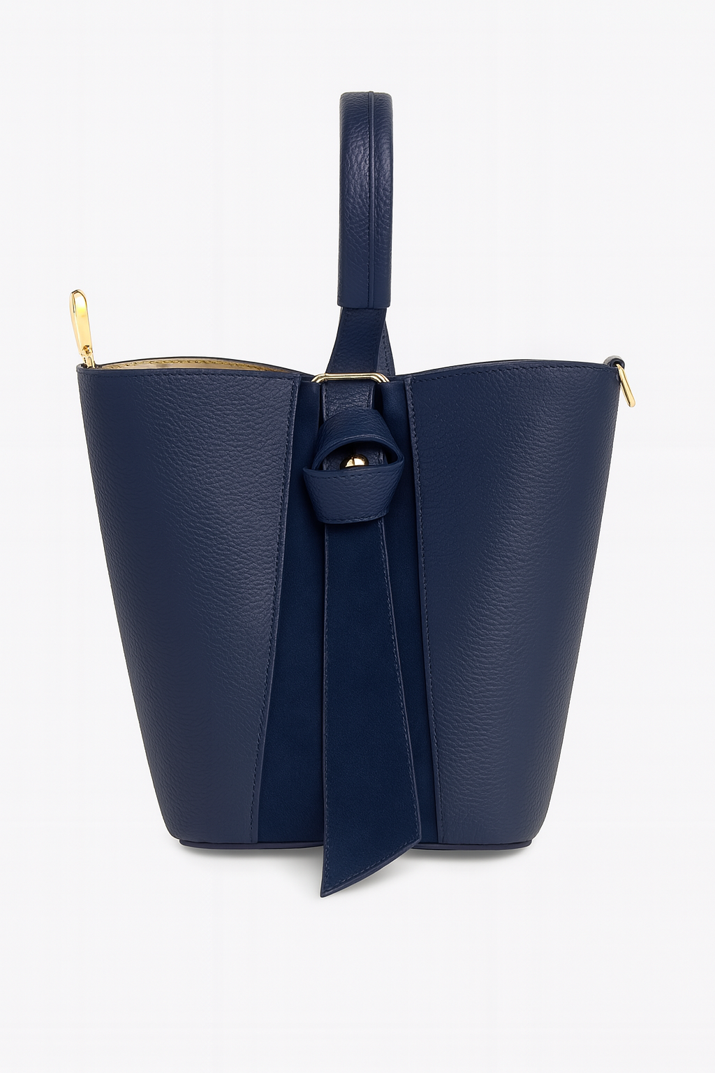 BELLA Bolso de piel azul marino