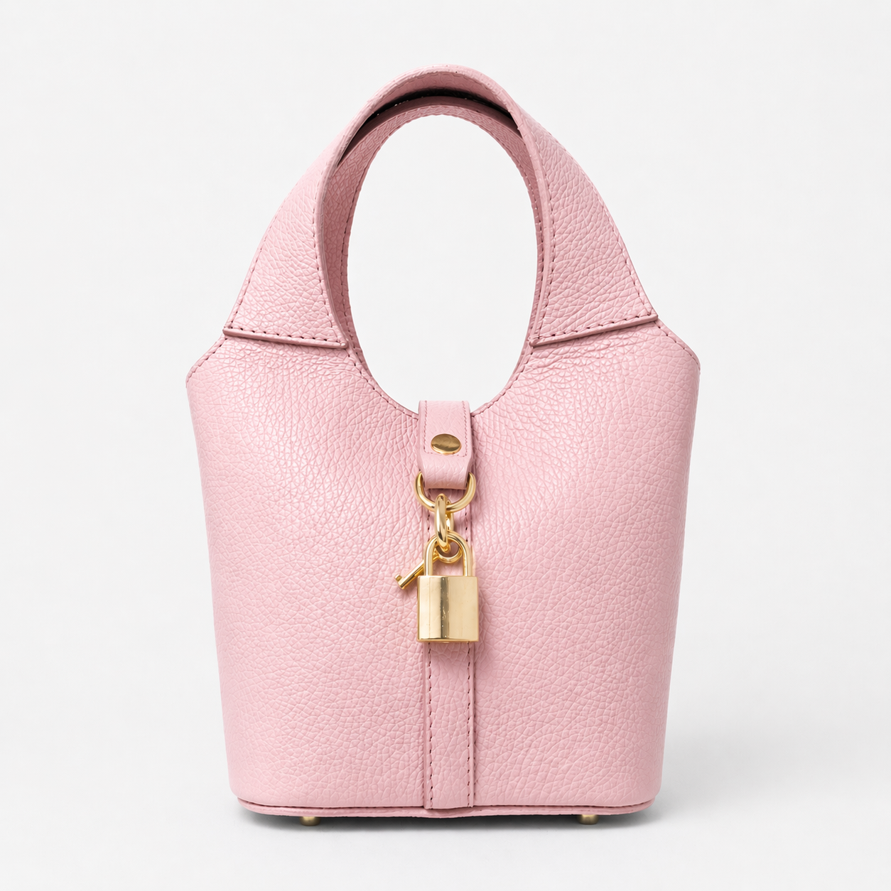 SALMA Bolso de piel rosa