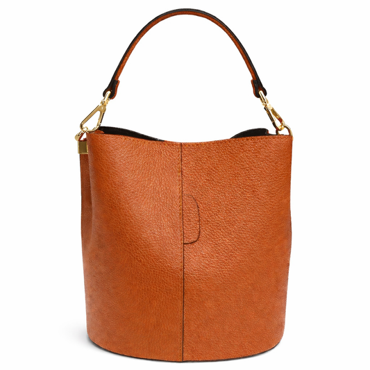 NERA Bolso tipo saco de piel con bolso interior cuero