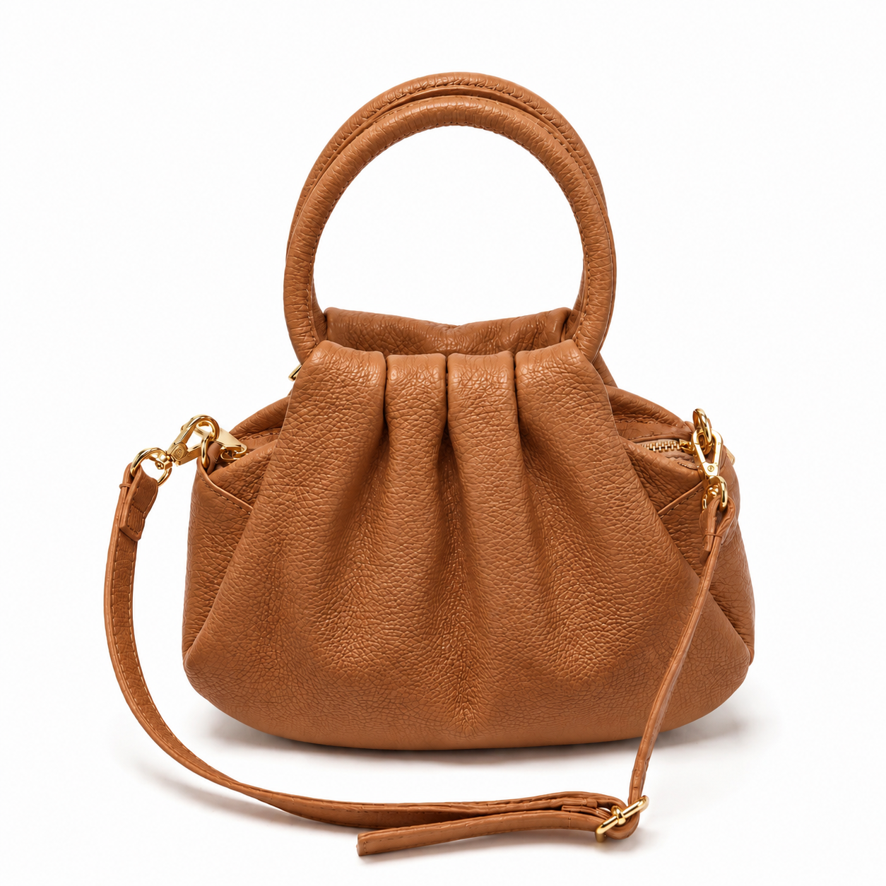 BRISA Bolso de piel con correa cuero