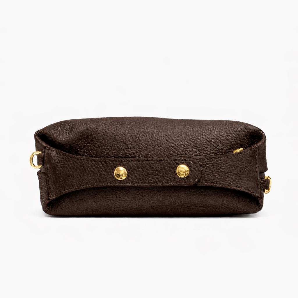 PAROLE Bolso de mano con cadena marrón chocolate