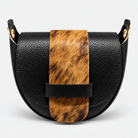 FLORENCIA Bolso de piel combinada sauvage