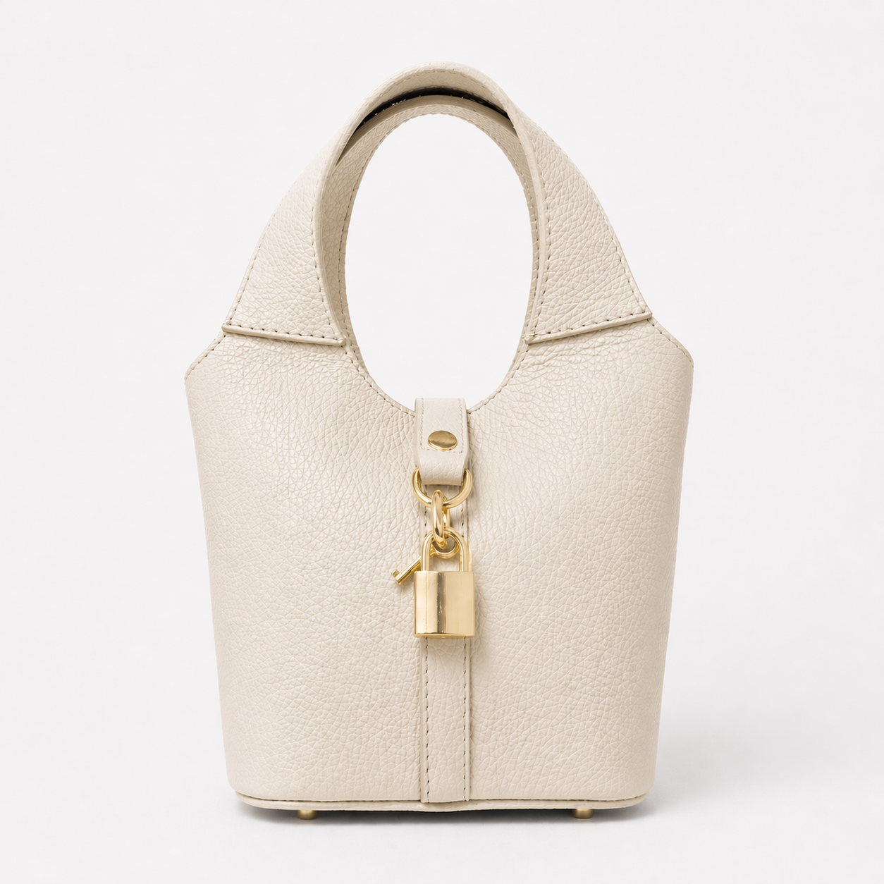 SALMA Bolso de piel hueso