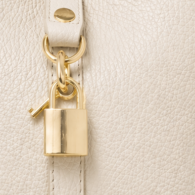 SALMA Bolso de piel hueso