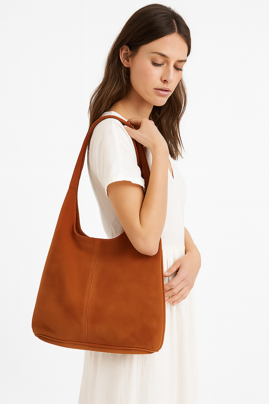 VENNETO Bolso saco de piel cuero