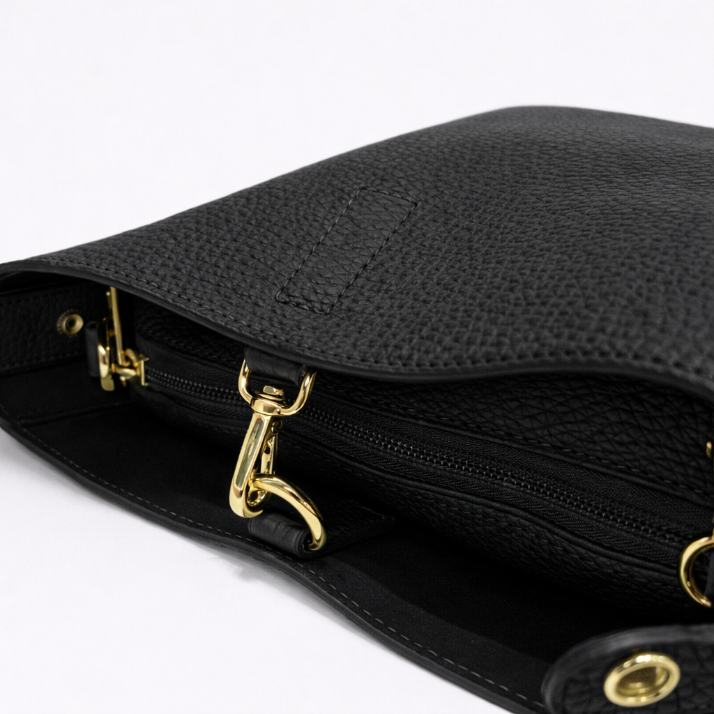 BELLA Bolso de piel negro