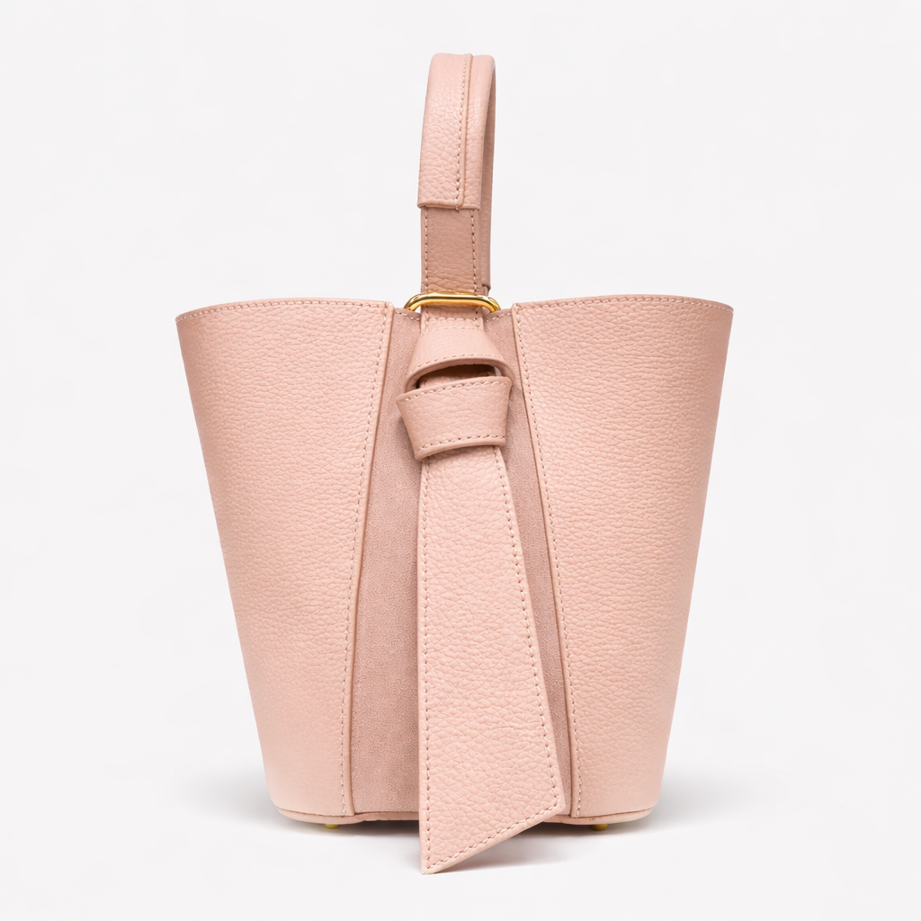 BELLA Bolso de piel nude