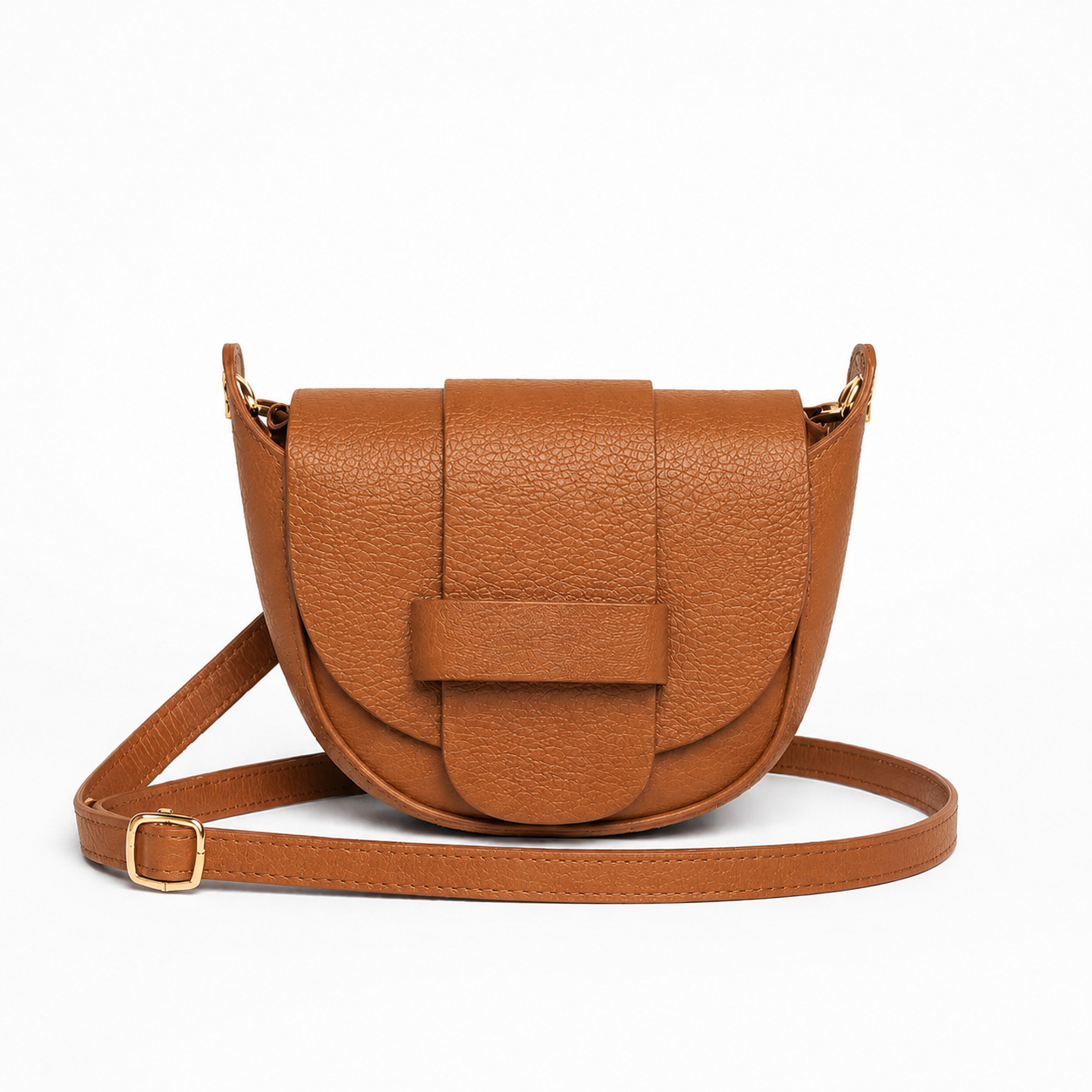 FLORENCIA - Bolso de piel con cremallera cuero